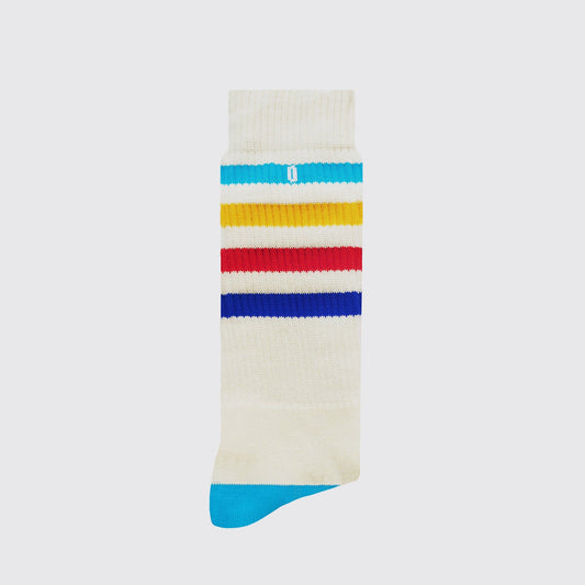 SOCKS / ECRU STROKES