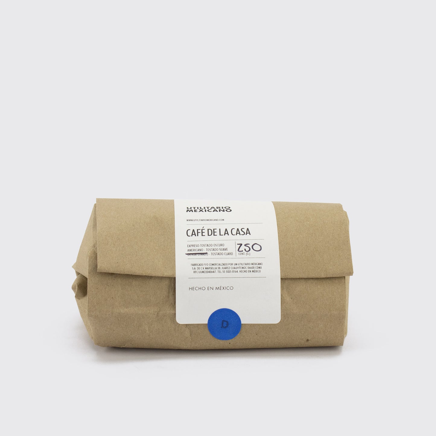 DECAFFEINATED COFFEE / LIGHT ROAST (250G)