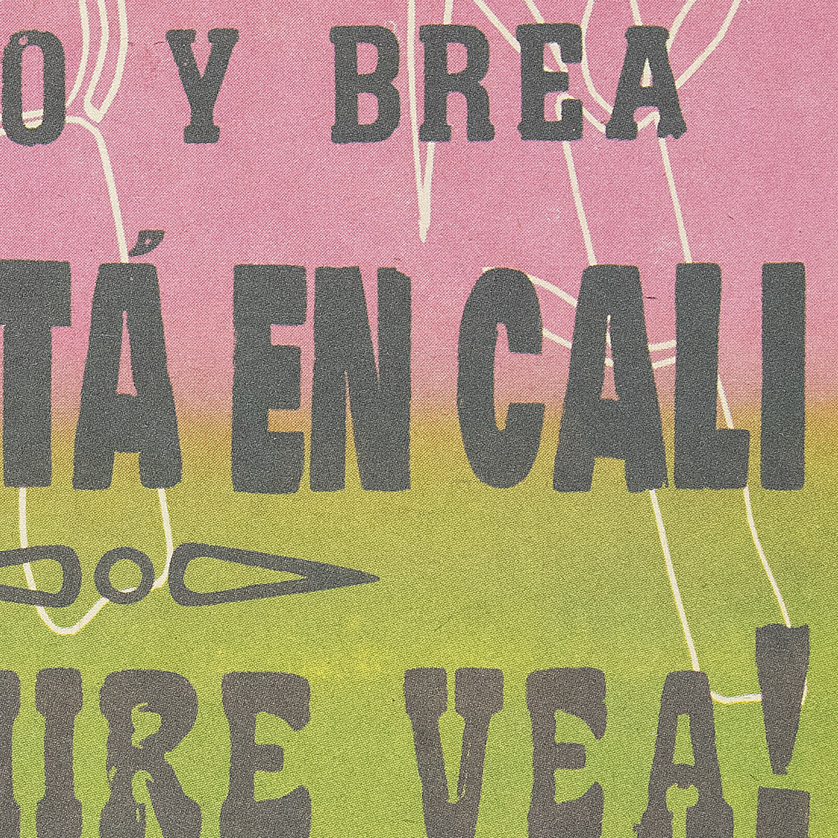 POSTER / SI HUELE A CAÑA