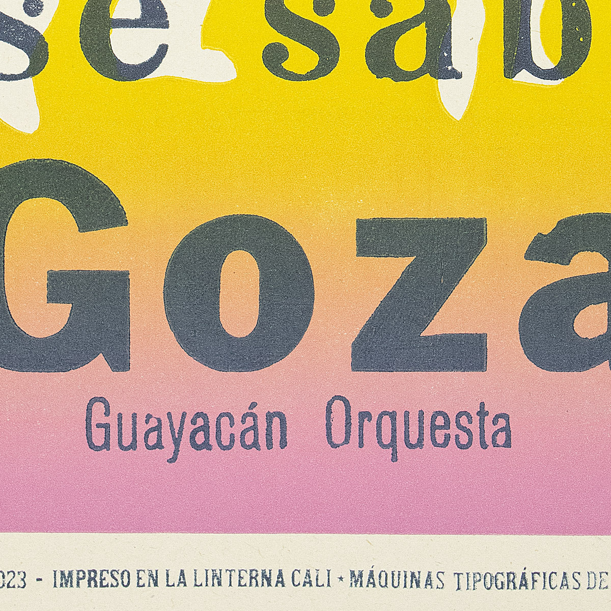 POSTER / EN CALI MIRÁ SE SABE GOZÁ