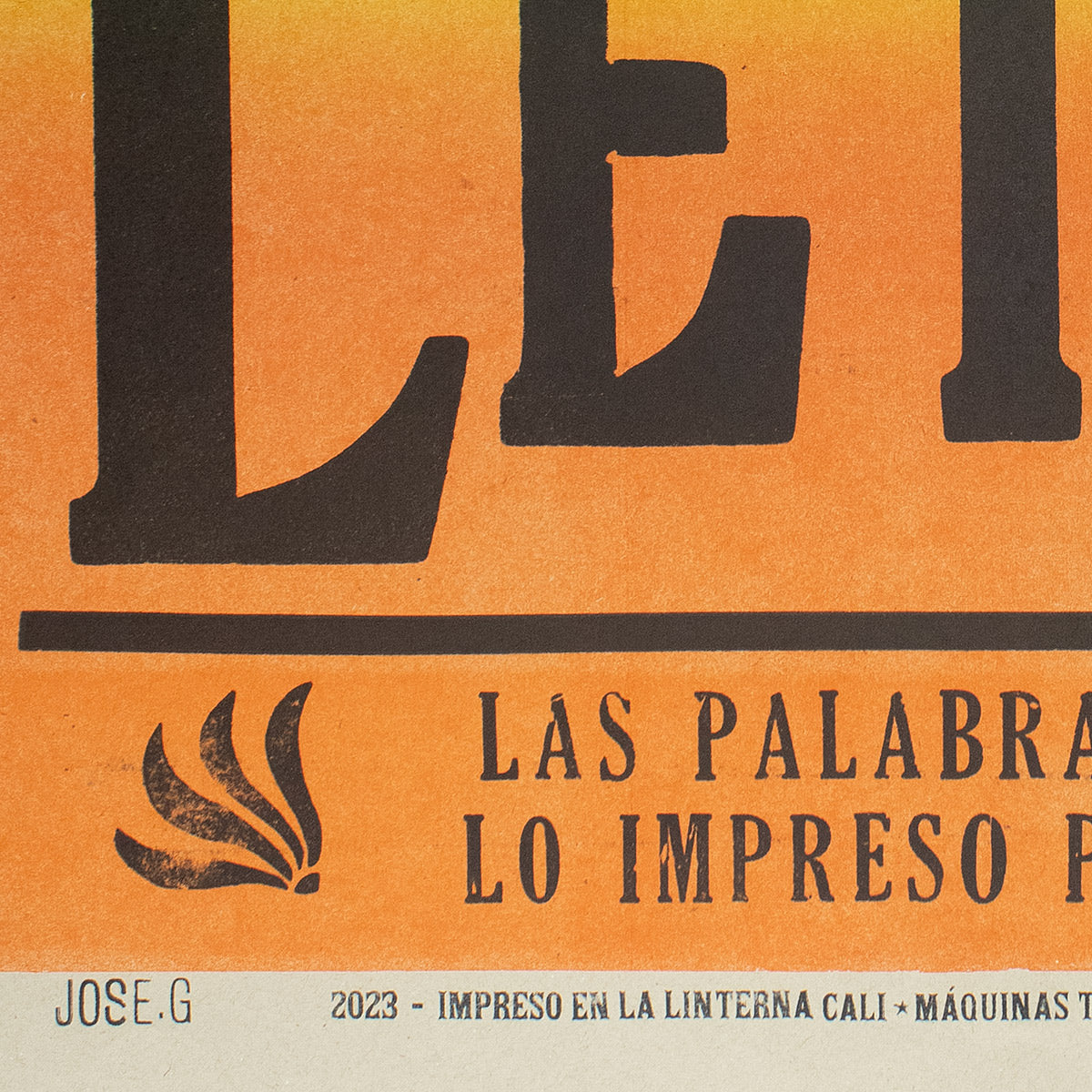 POSTER / HÁGASE LA LETRA