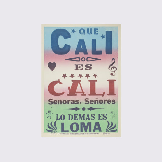 POSTER / QUE CALI ES CALI