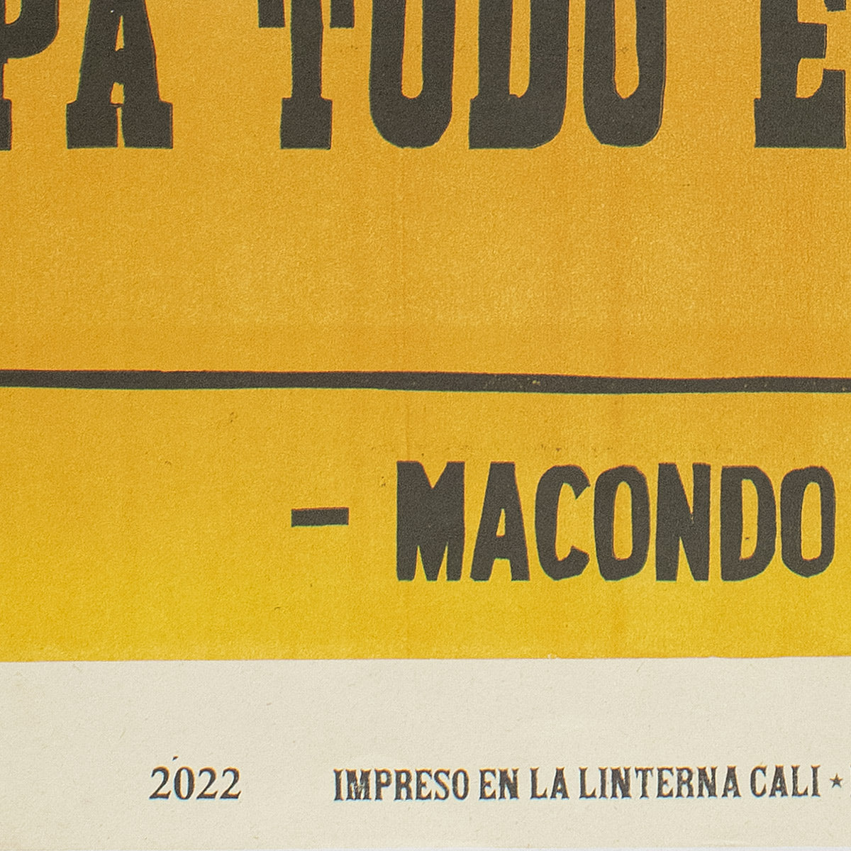 POSTER / MACONDO. LOVE PAL QUE QUIERA