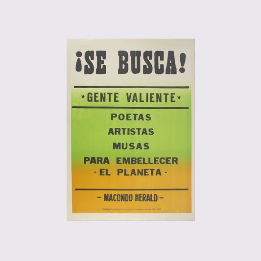 POSTER / MACONDO. SE BUSCA