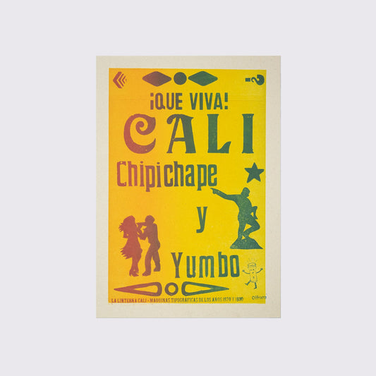 POSTER / QUE VIVA CALI CHIPICHAPE Y JUMBO