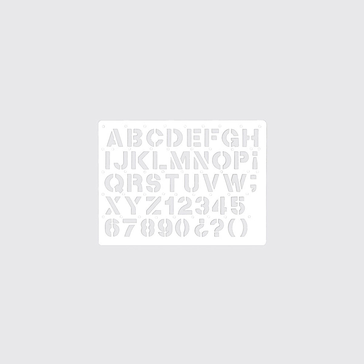 STENCIL / ALPHABET SMALL