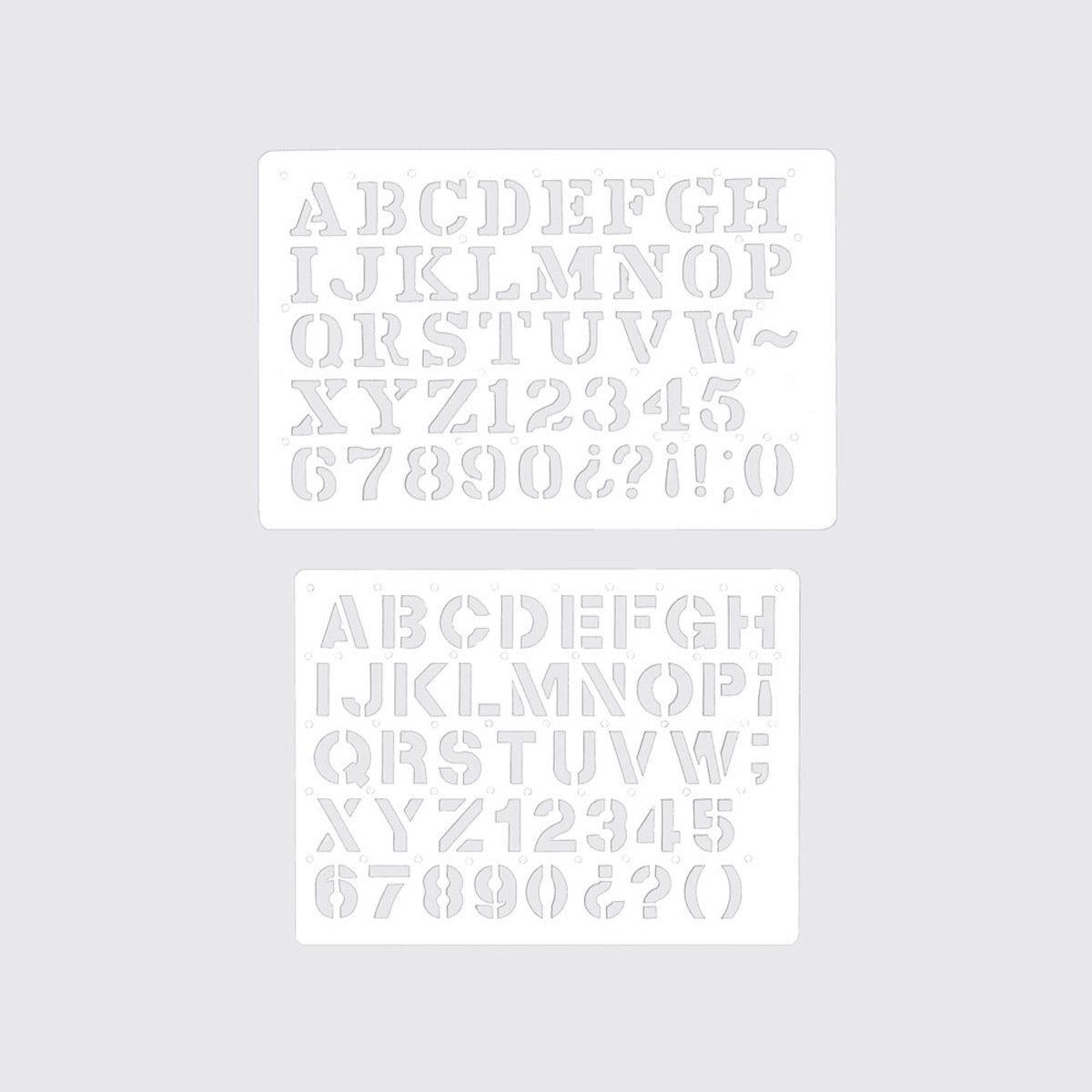 STENCIL / ALPHABET SMALL