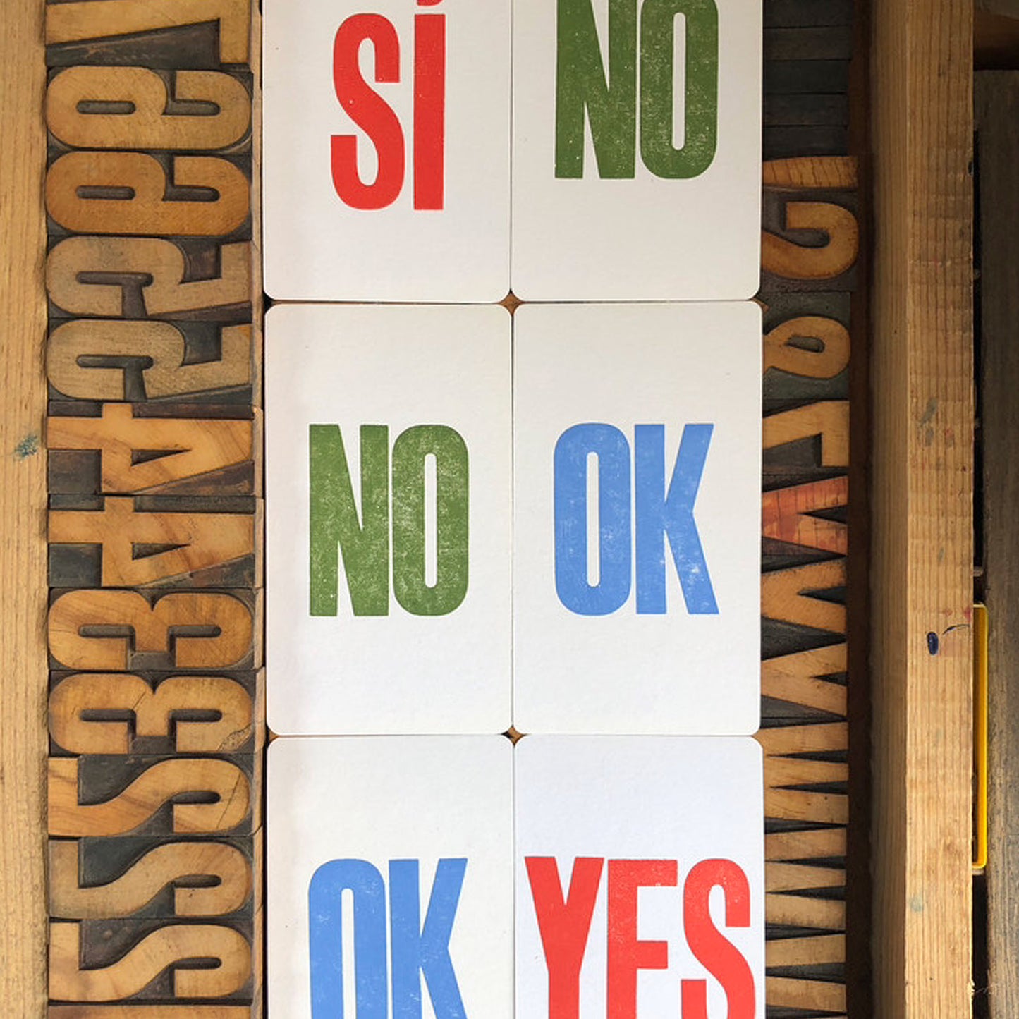 POSTCARD / SI, NO, OK