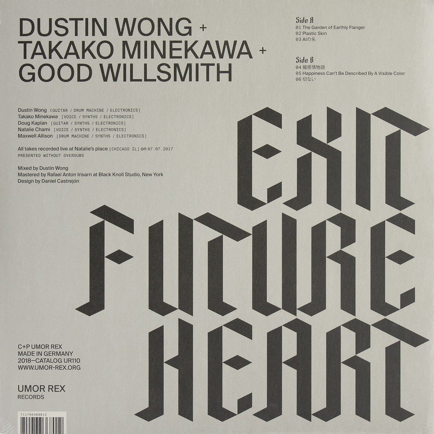 LP / WONG + MINEKAWA + WILLSMITH — Exit Future Heart