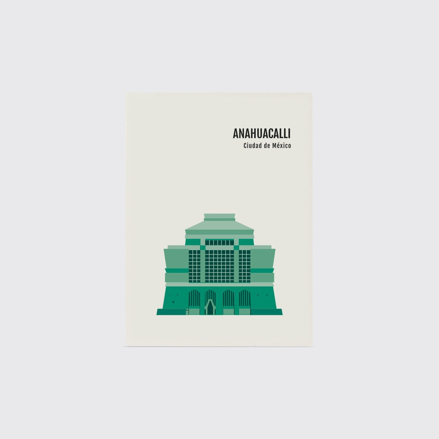 AHUACALLI MUSEUM POSTCARD