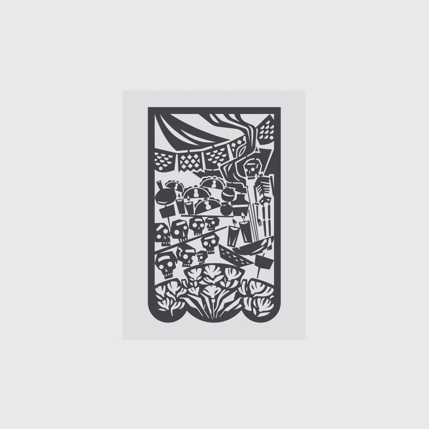 "DIA DE MUERTOS" POSTCARD