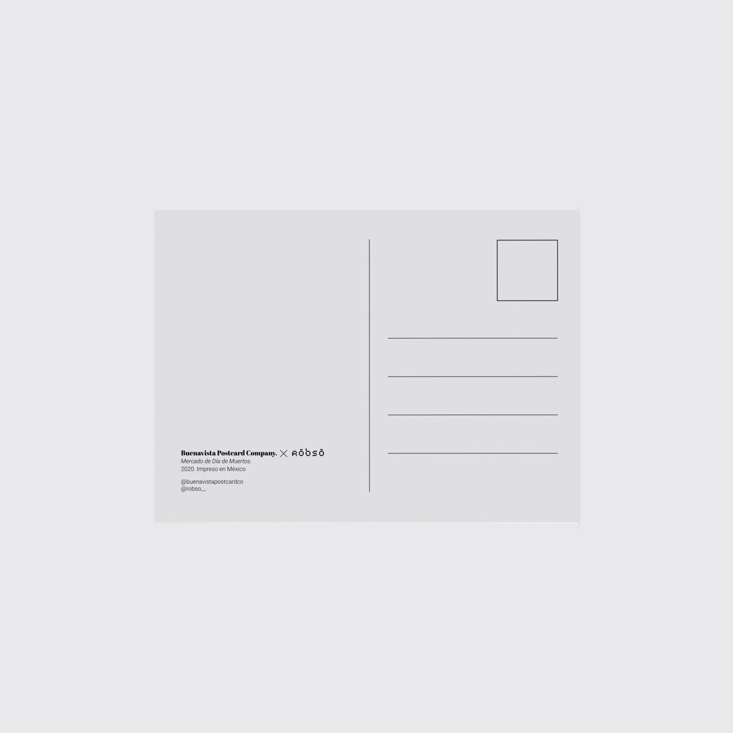 "DIA DE MUERTOS" POSTCARD