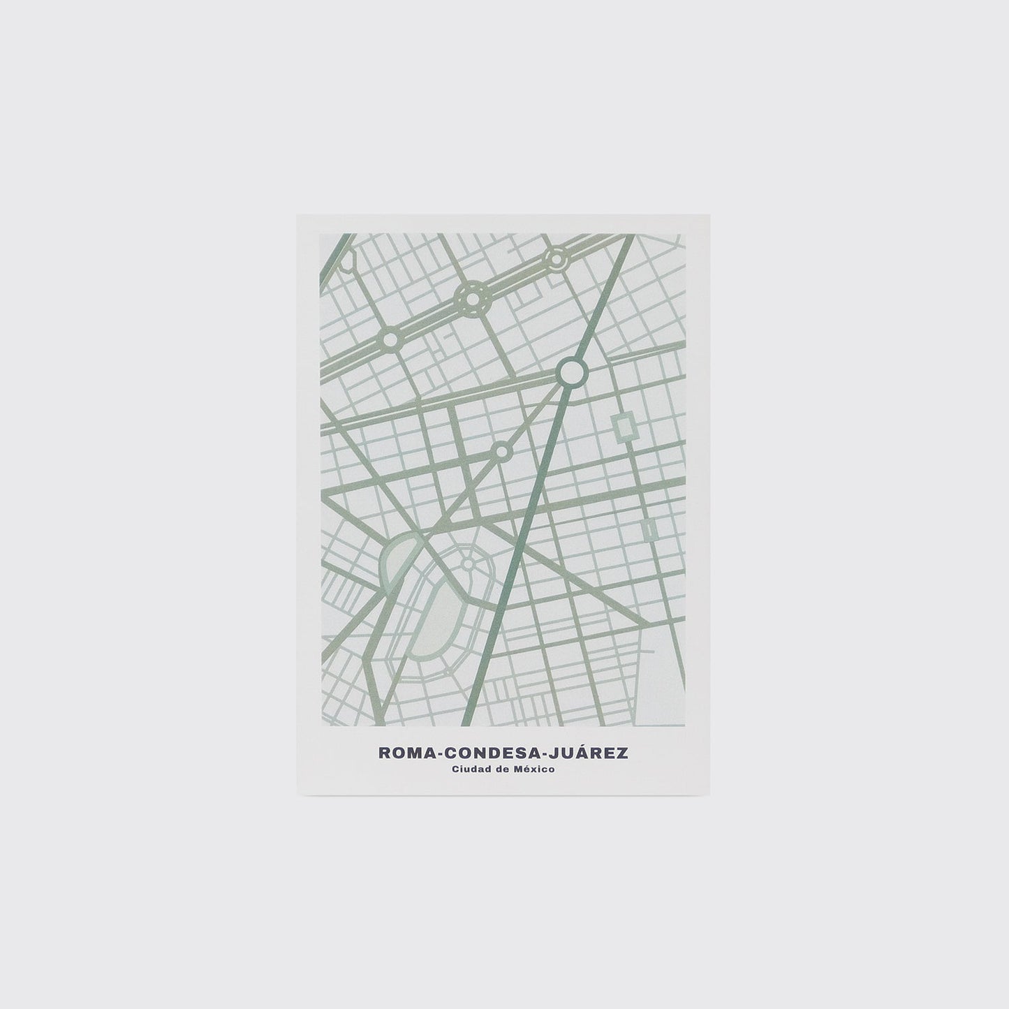 ROMA-CONDESA-JUAREZ POSTCARD