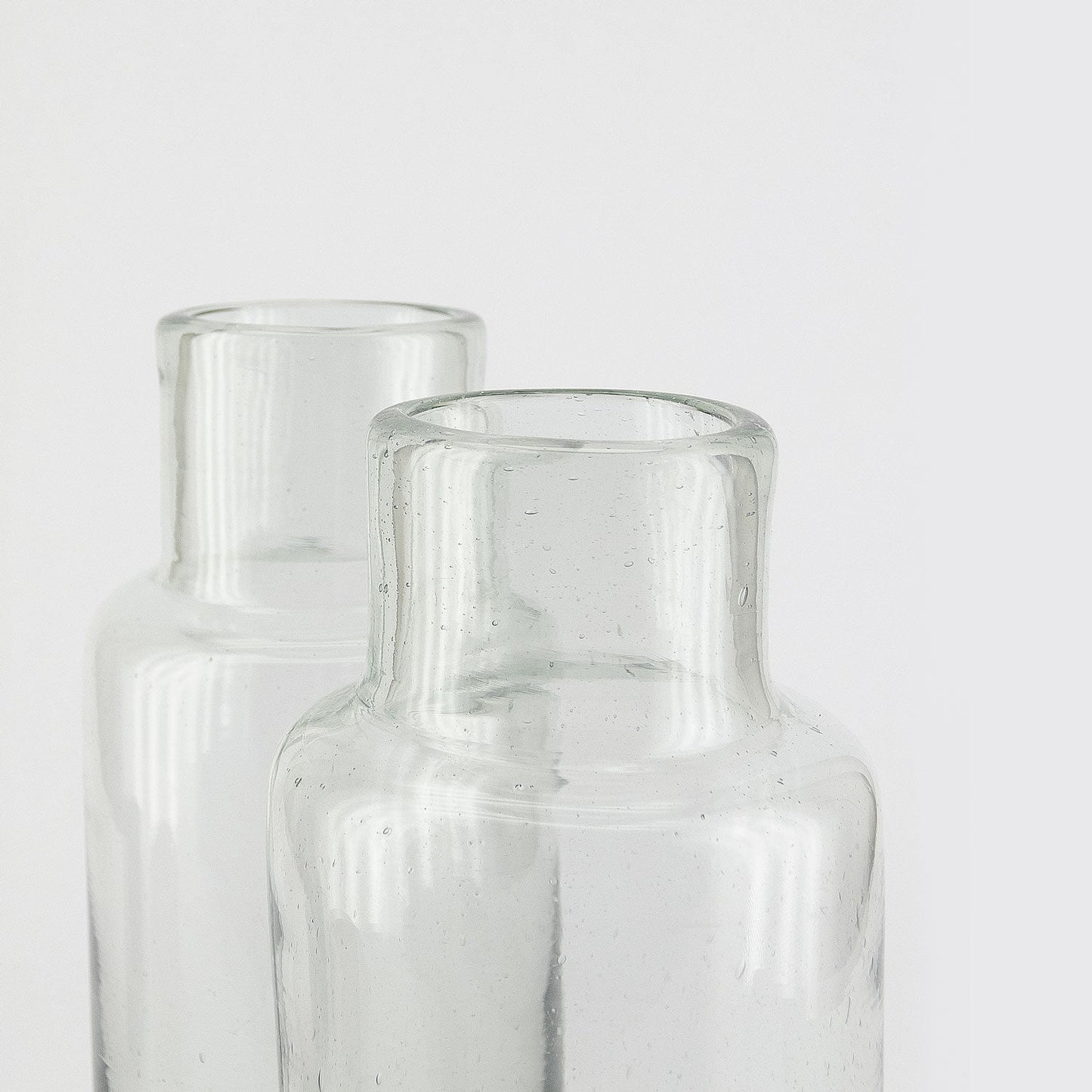 GLASS PITCHER AND CUP