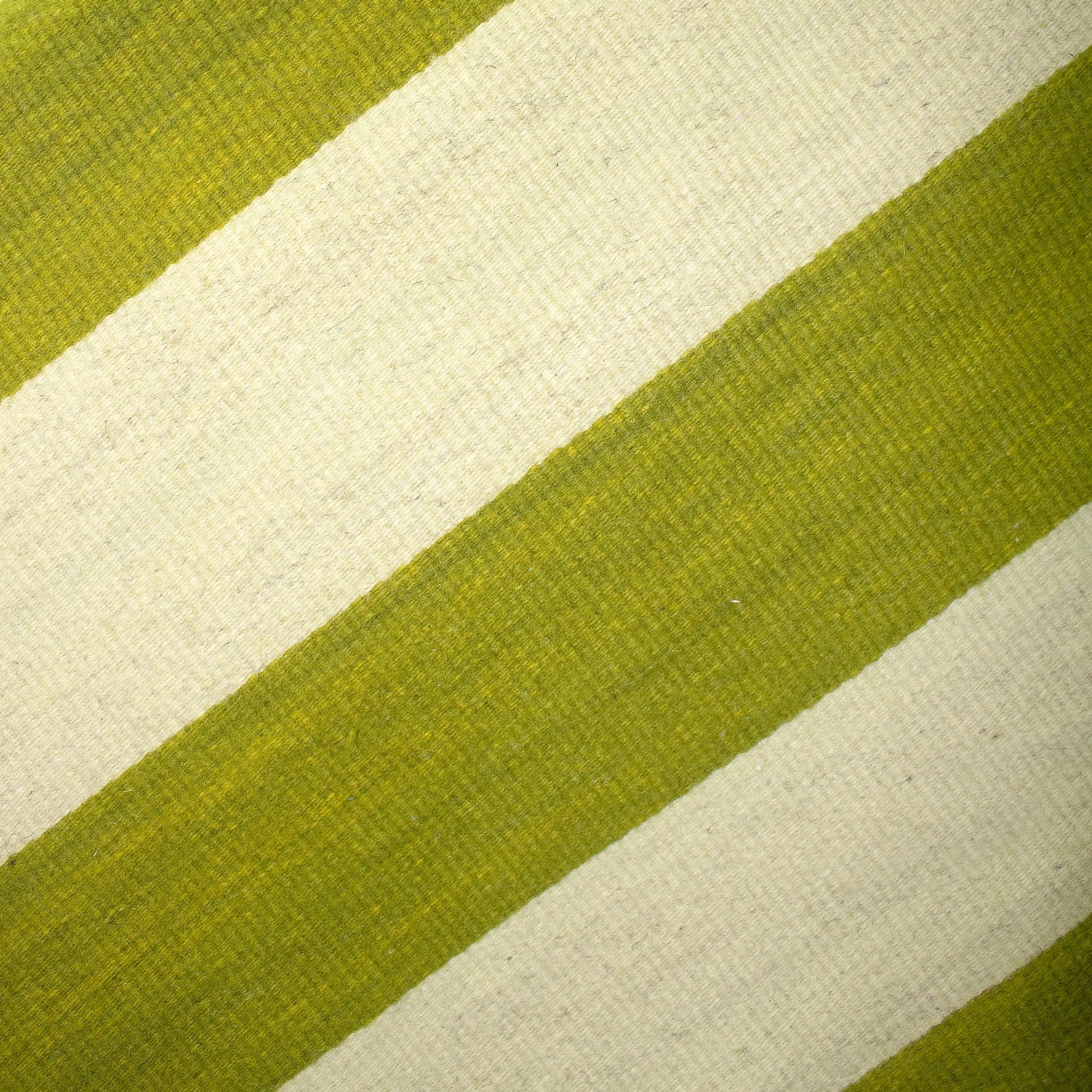 GREEN STRIPED RUG
