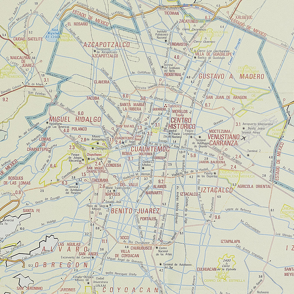 MEXICO CITY / POCKET MAP