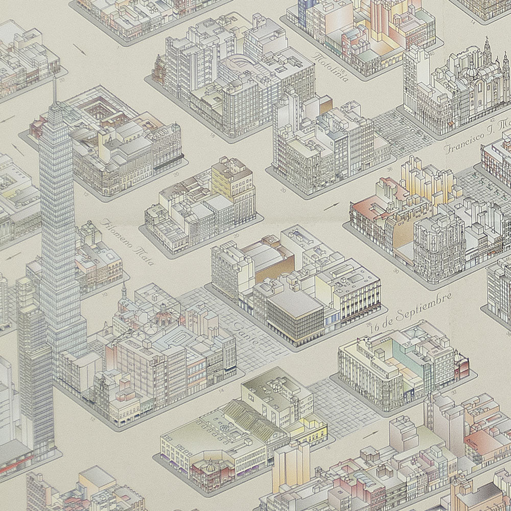 DOWNTOWN ISOMETRIC MAP