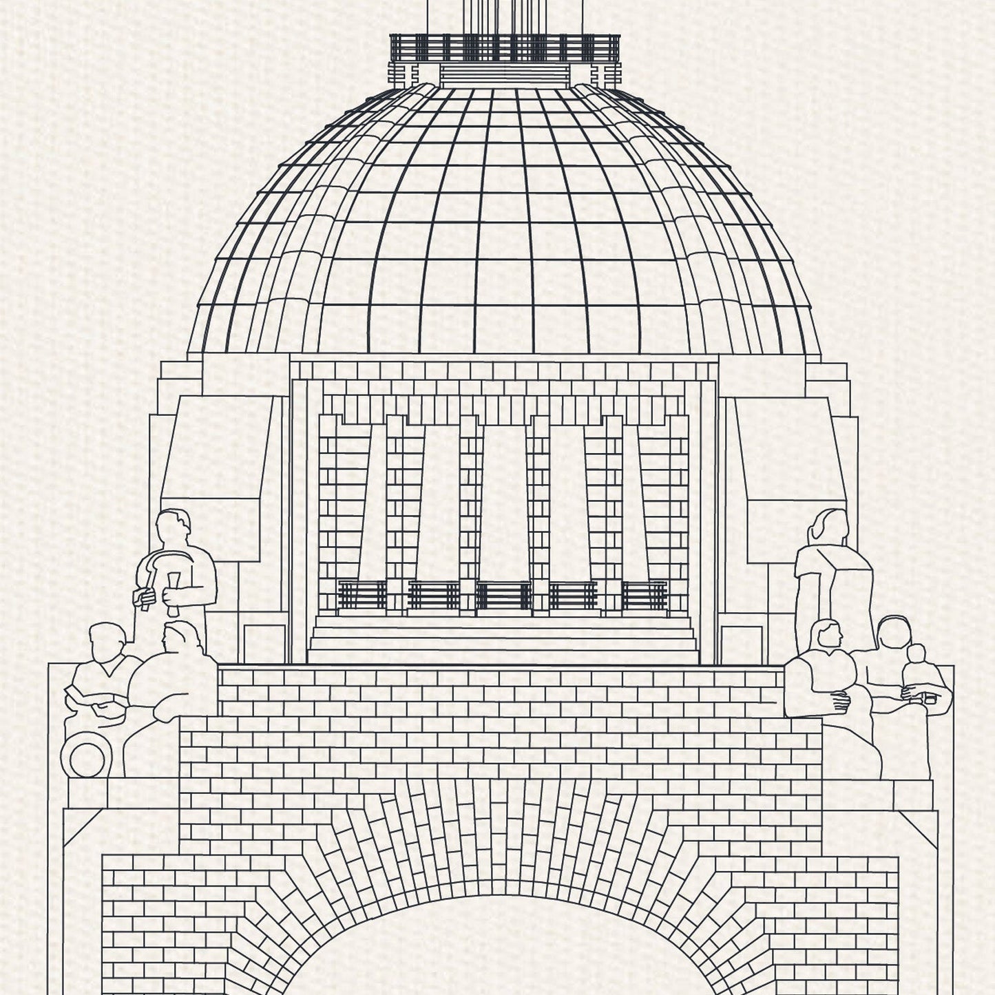 REVOLUTION MONUMENT POSTER