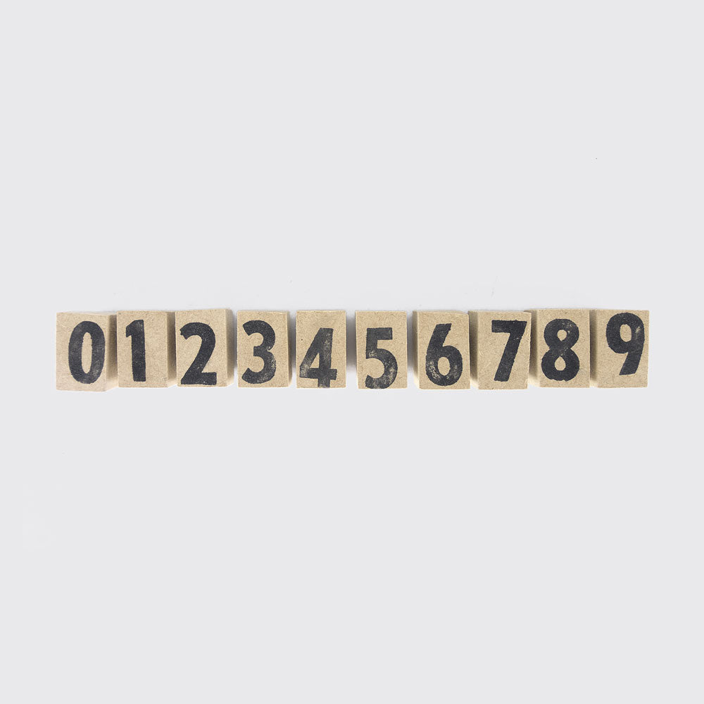 NUMBERS STAMP SET