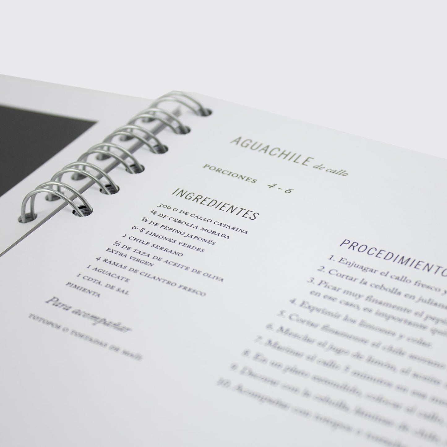 RECIPE BOOK / SOBREMESA.