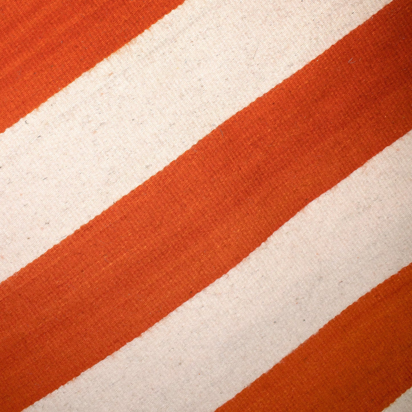 ORANGE STRIPED RUG