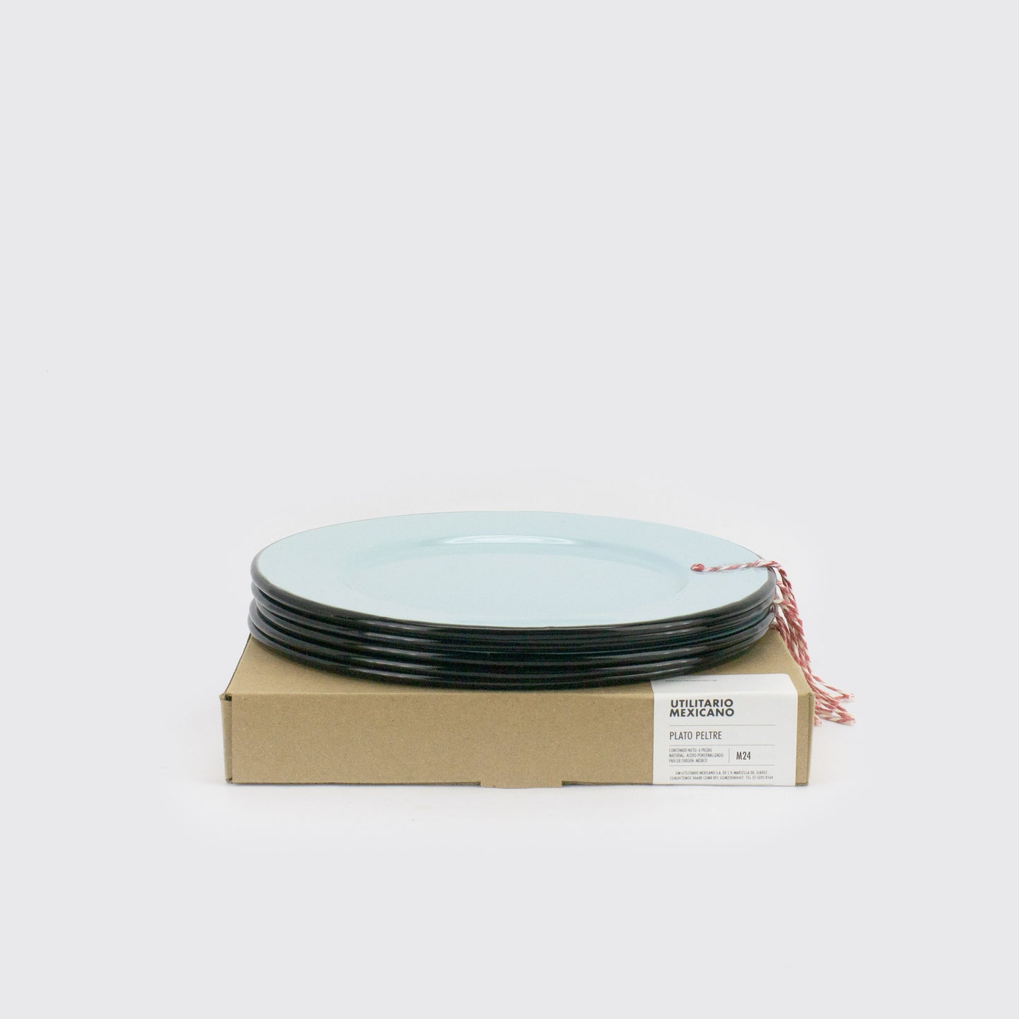 PLATO PELTRE AZUL AQUA