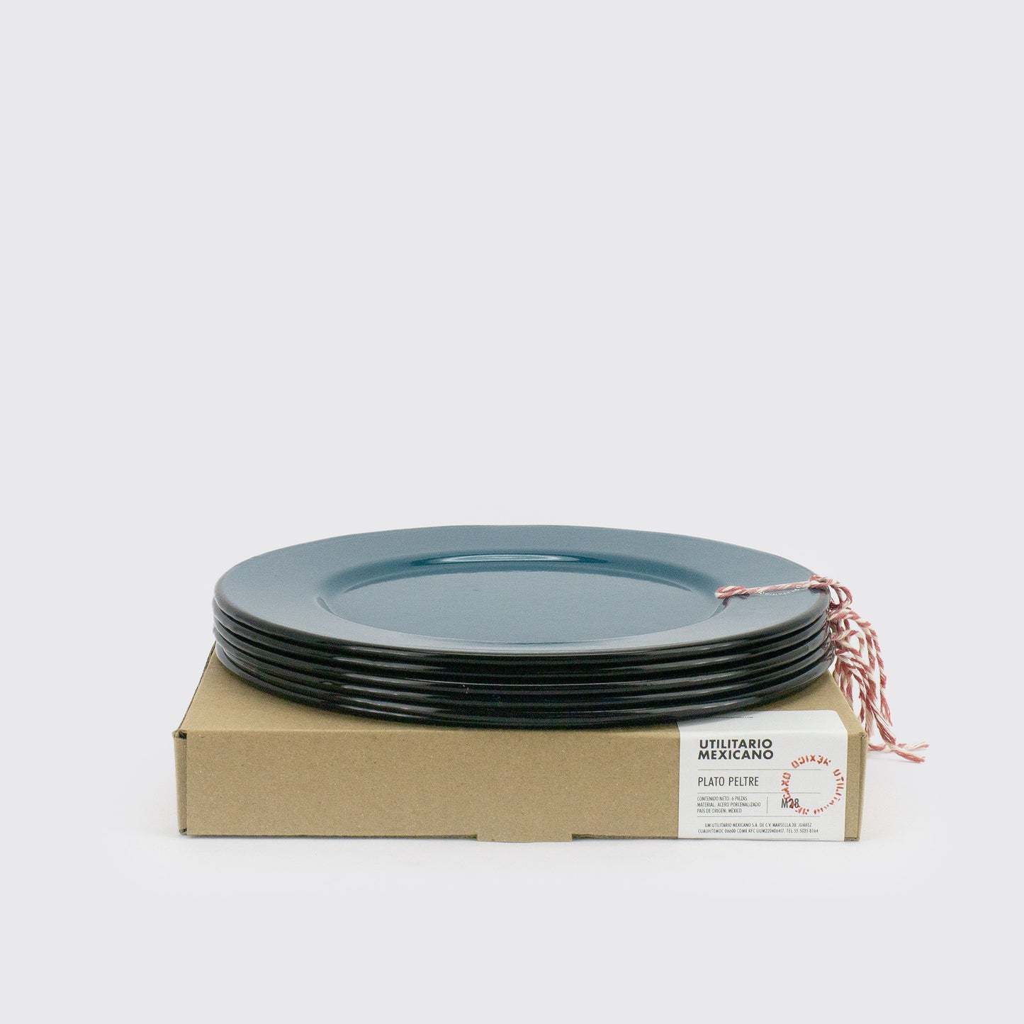 PLATO PELTRE AZUL PRUSIA