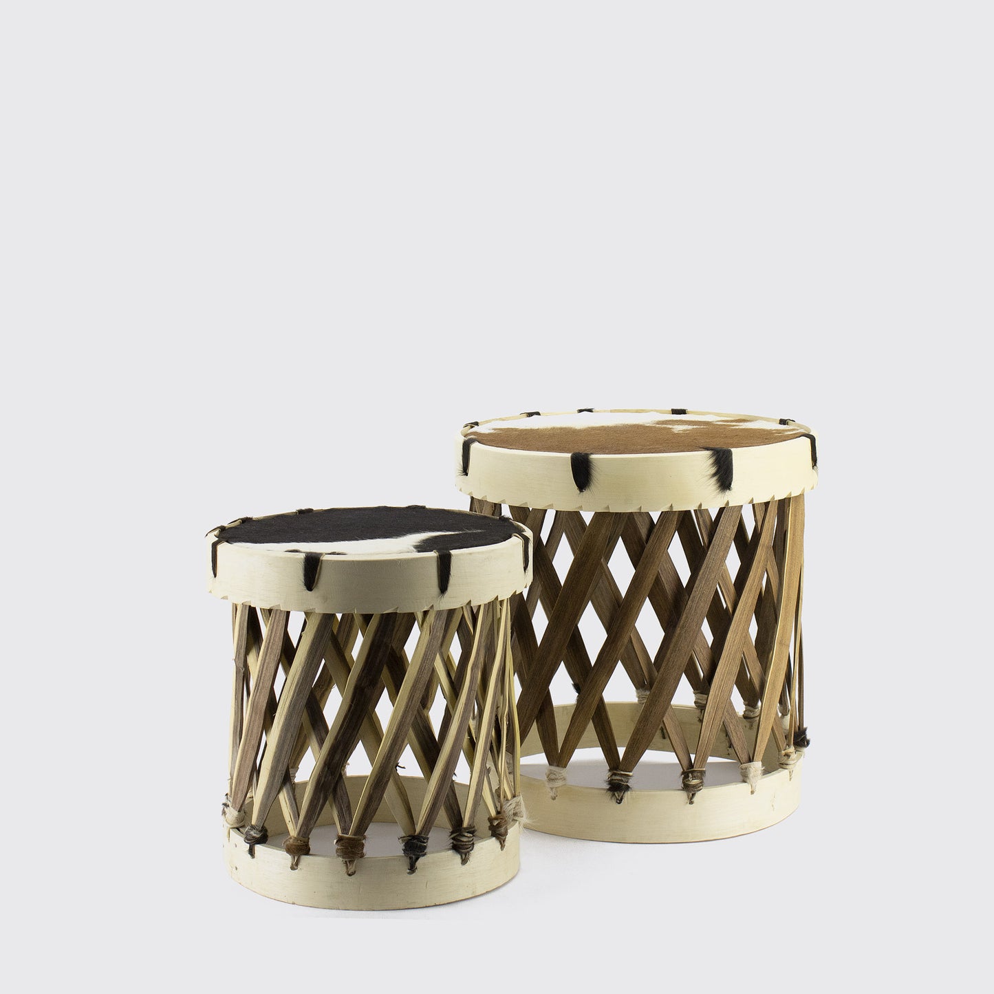 LEATHER STOOL