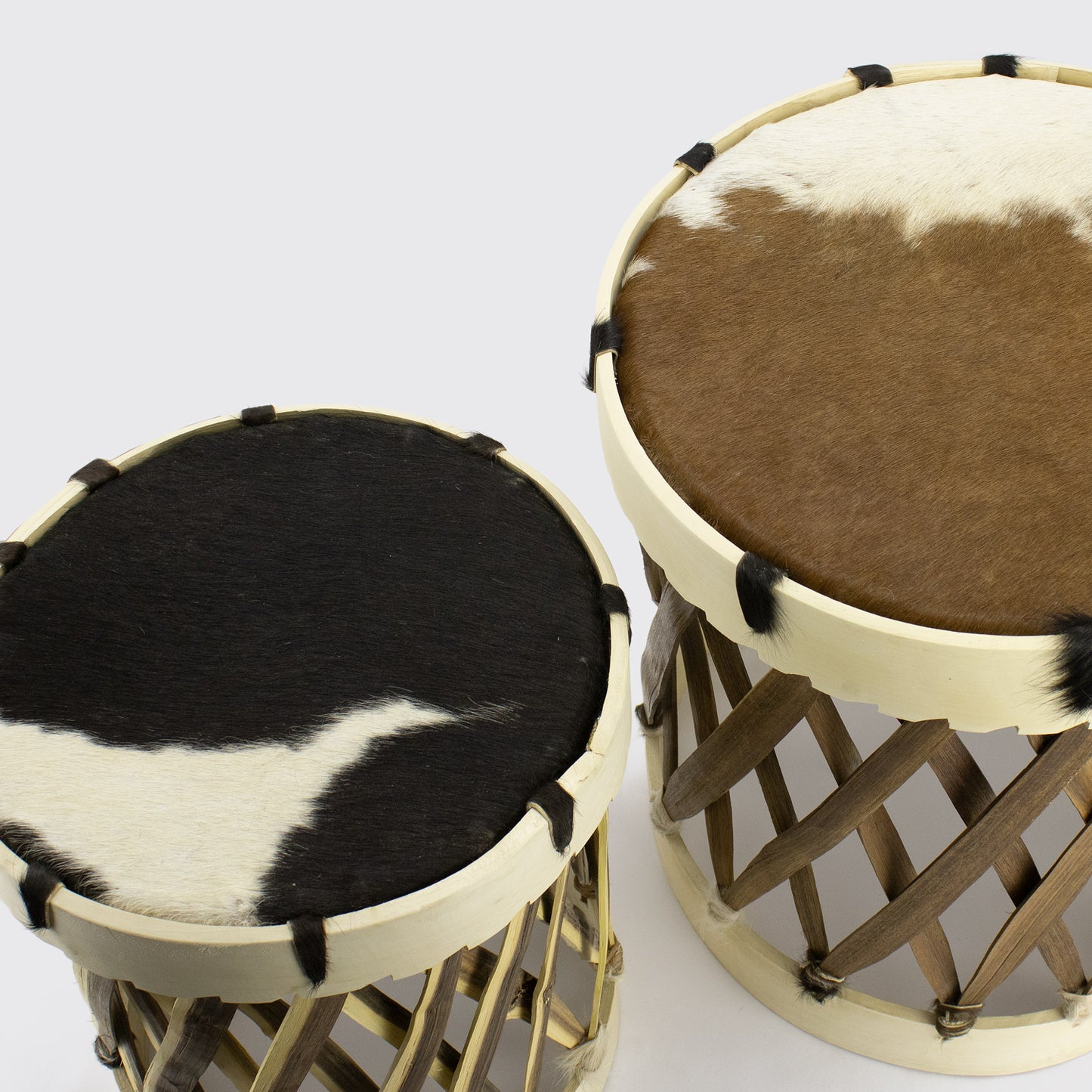 LEATHER STOOL