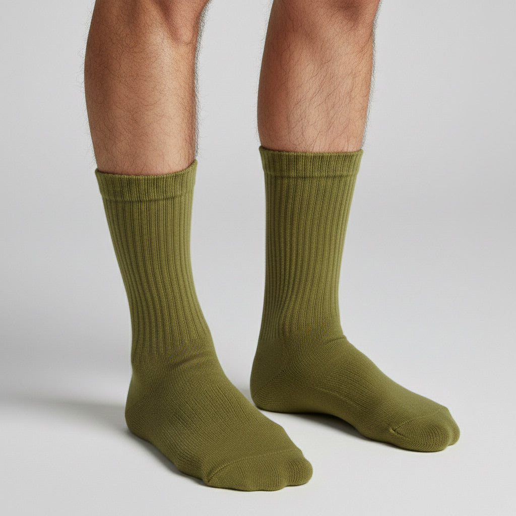COTTON CREW SOCKS