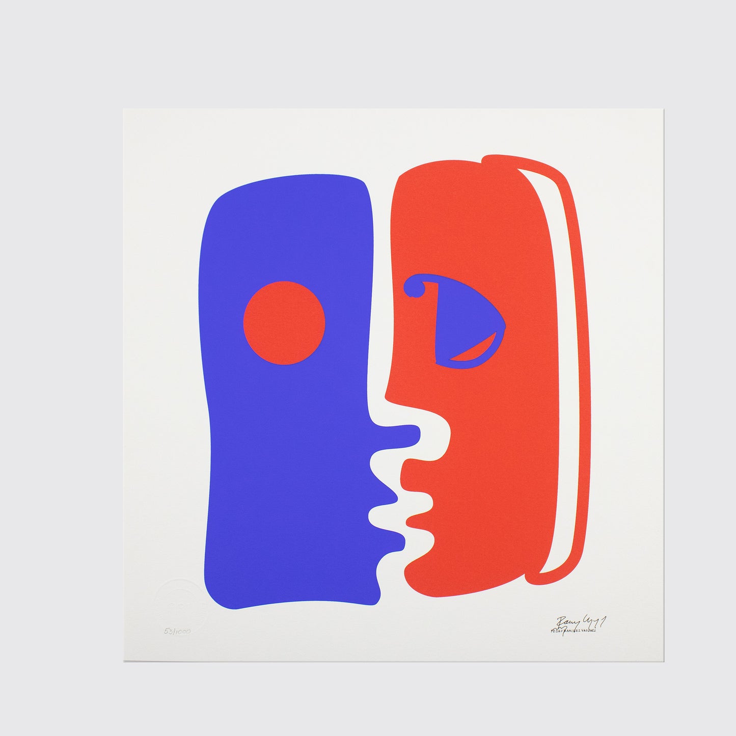 SERIGRAFÍA / EL BESO