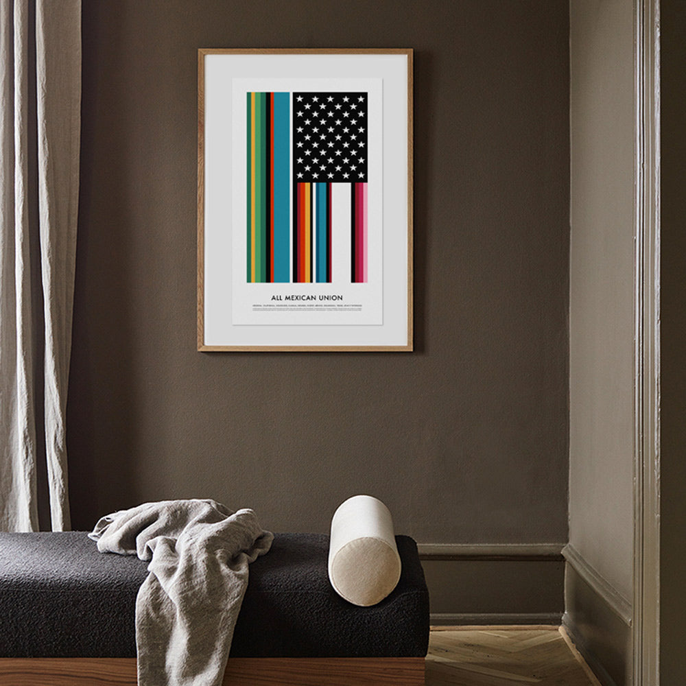 CARTEL ALL MEXICAN UNION / Serigrafía 9 tintas