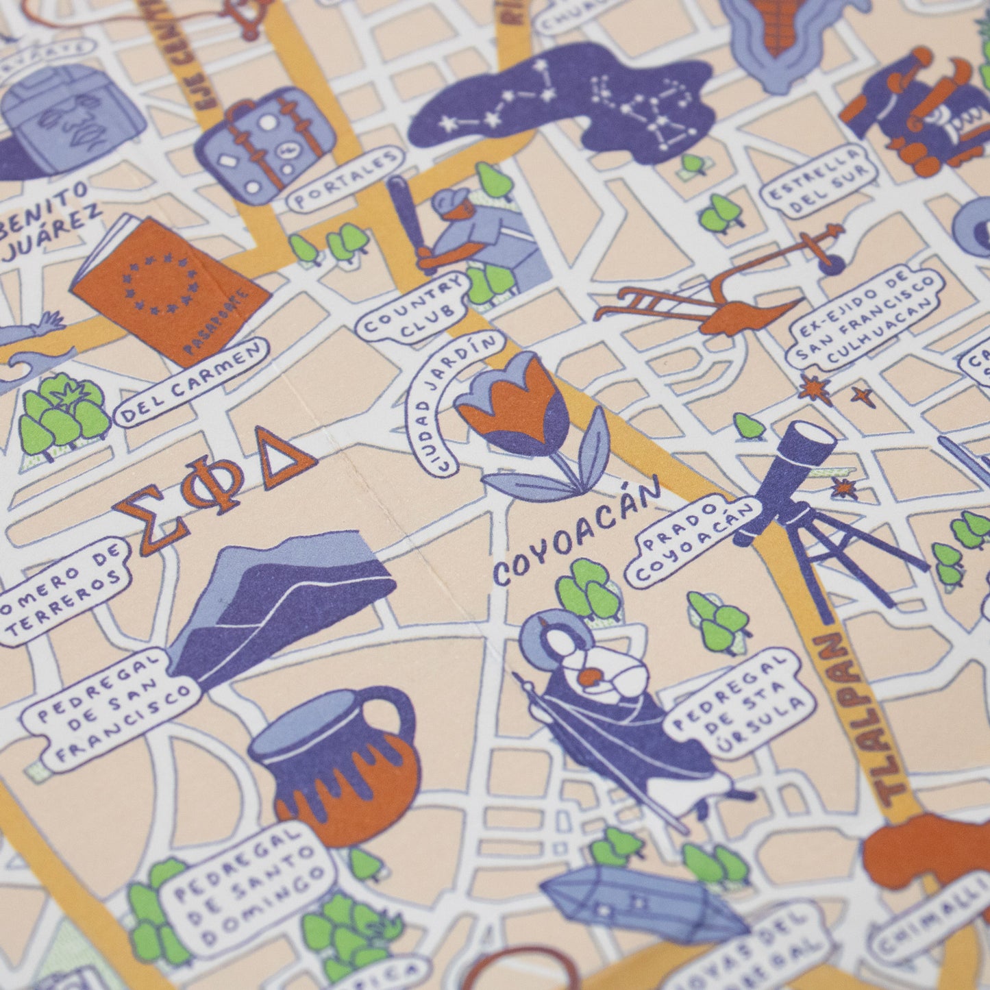 MAPA ILUSTRADO DE BOLSILLO