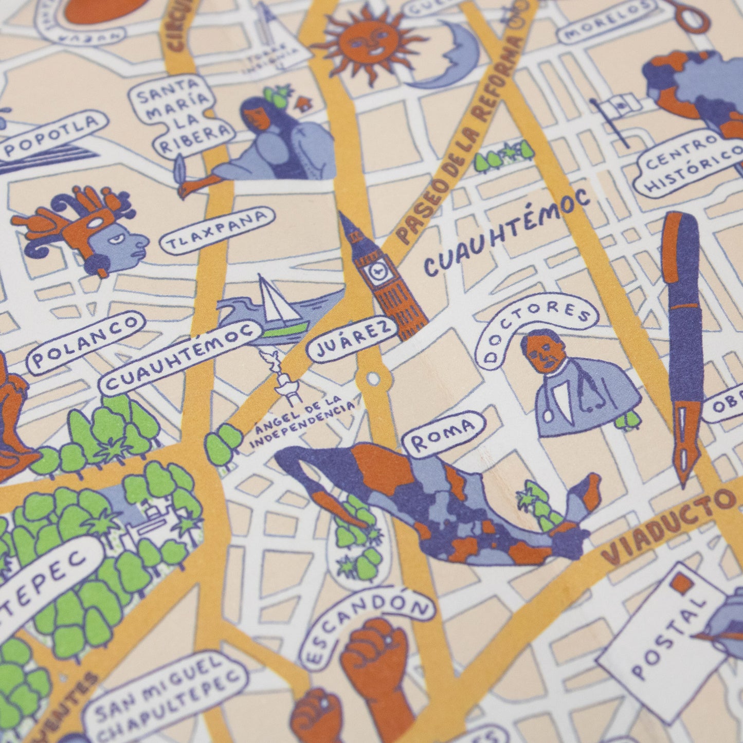 MAPA ILUSTRADO DE BOLSILLO