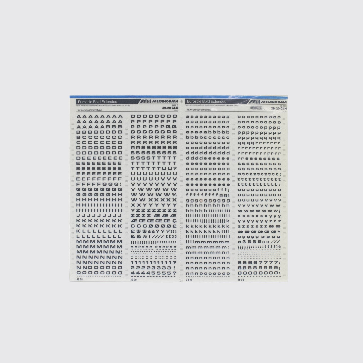 SHEETS / MECANORMA