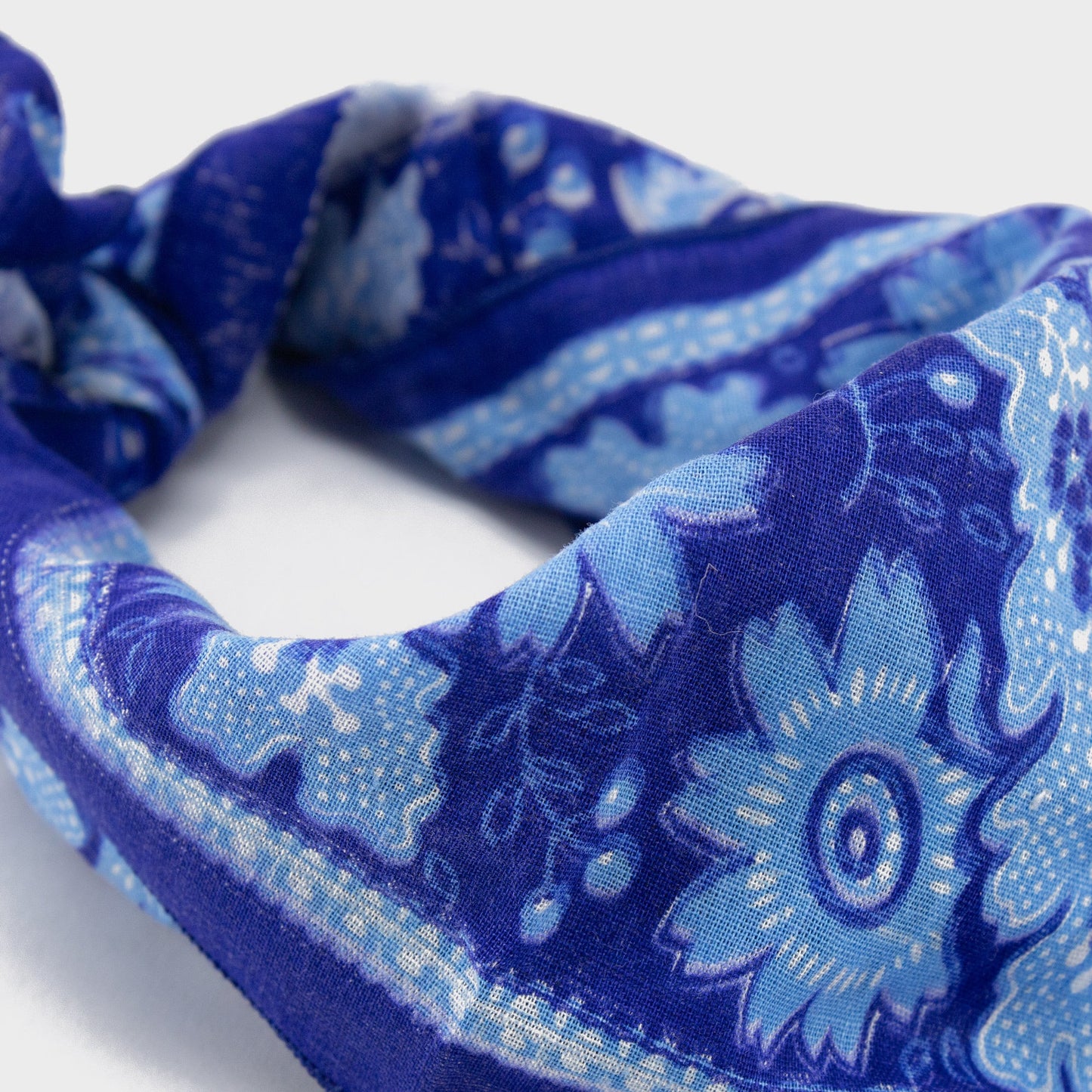 FLOWER BANDANA/ BLUE