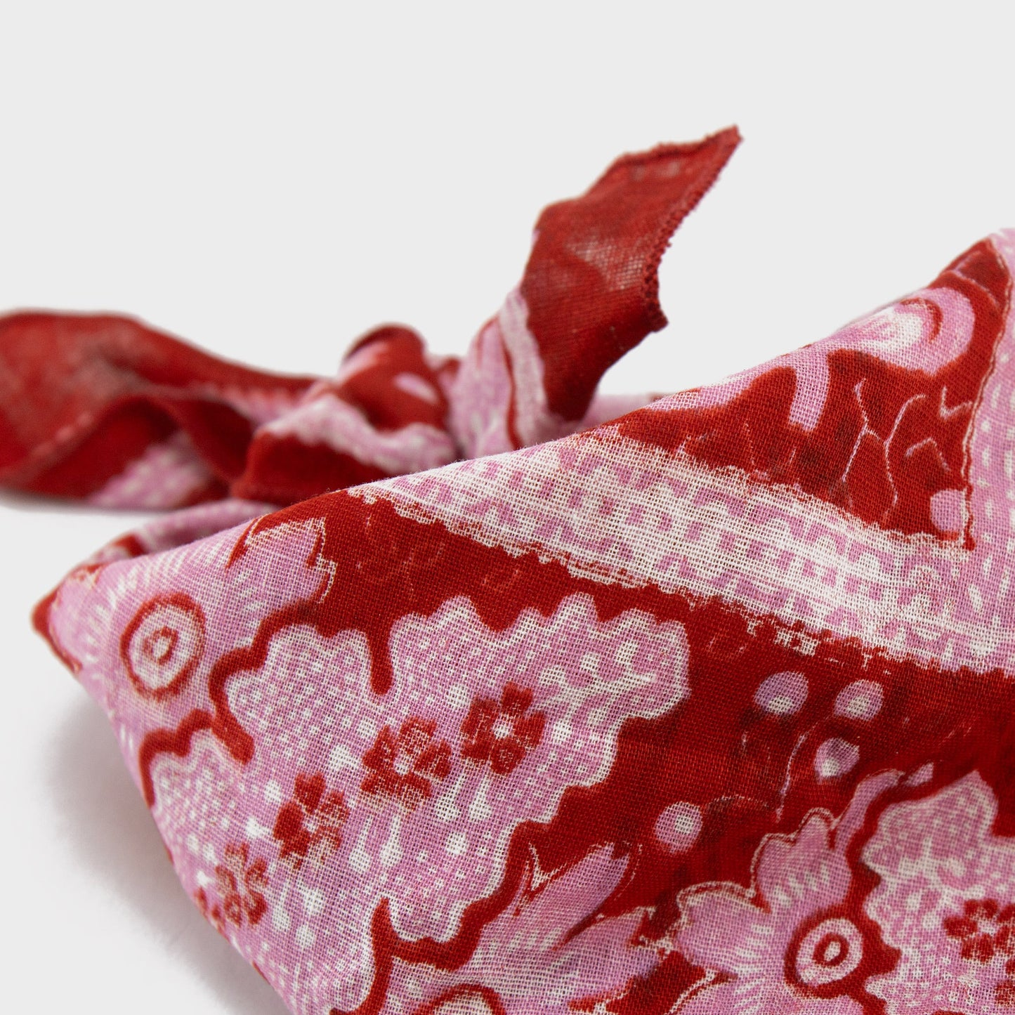 FLOWER BANDANA/ RED