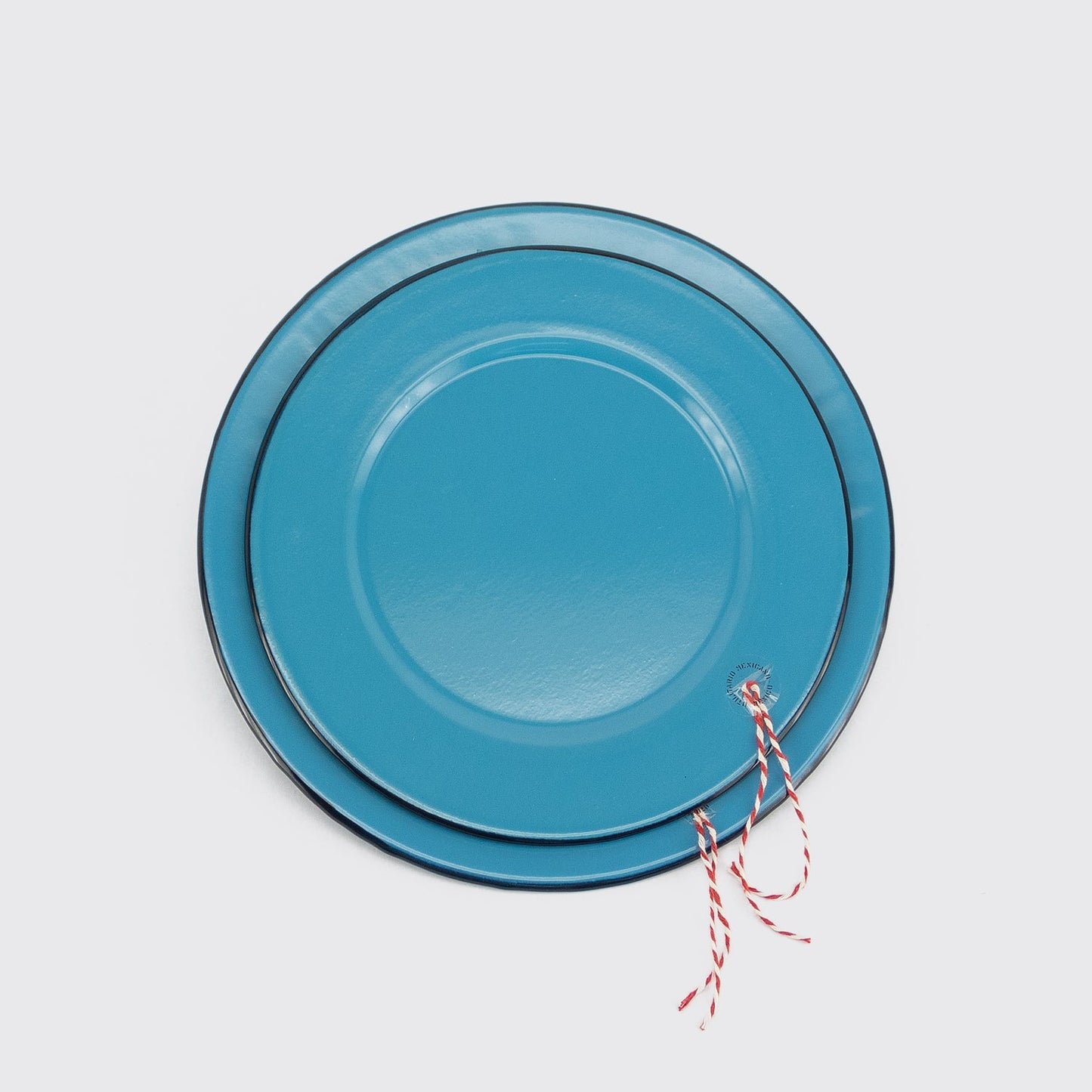 PLATO PELTRE AZUL CAPRI