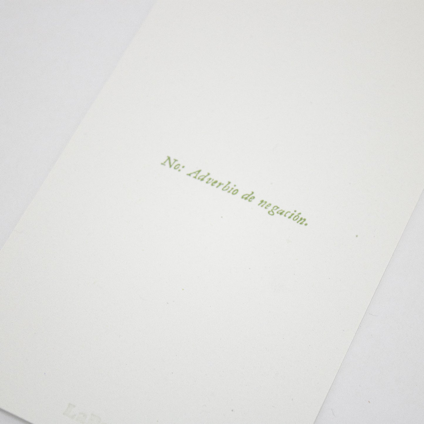 POSTCARD / SI, NO, OK