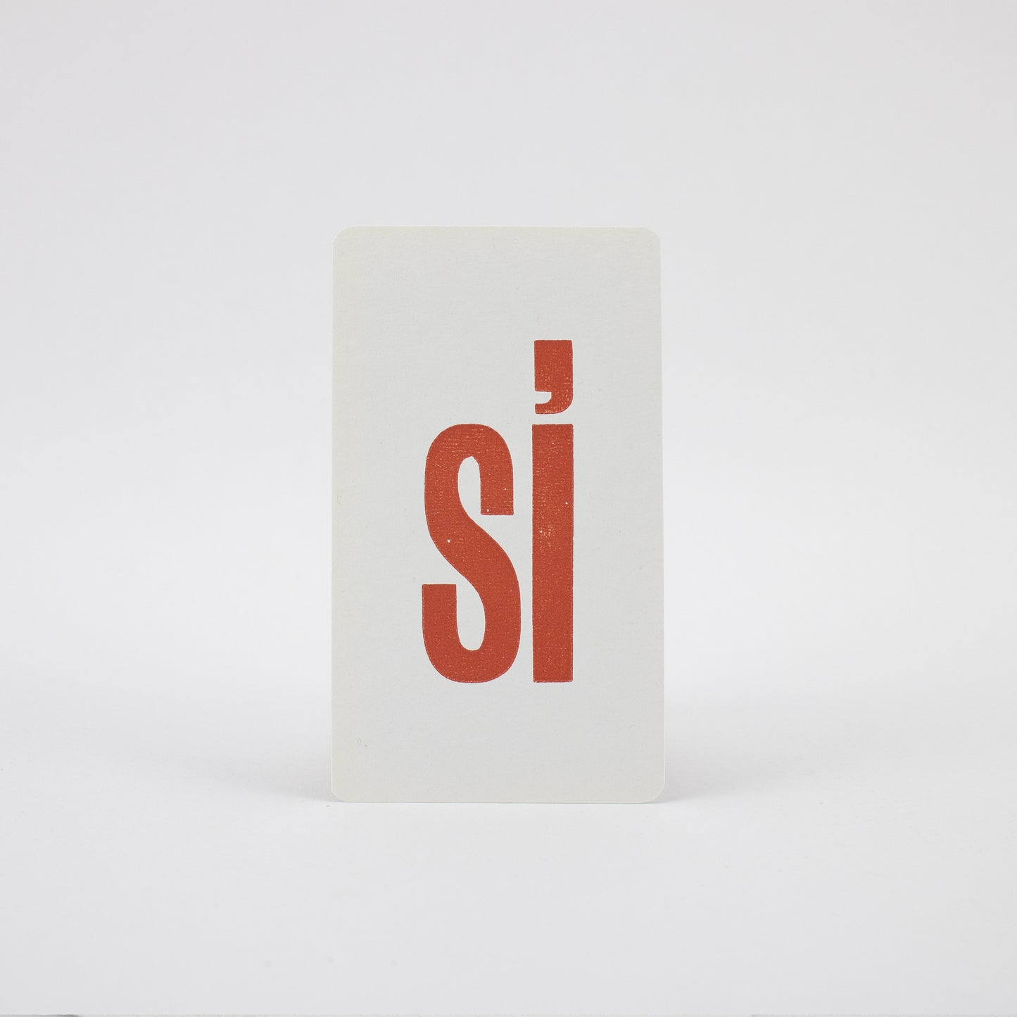 POSTCARD / SI, NO, OK