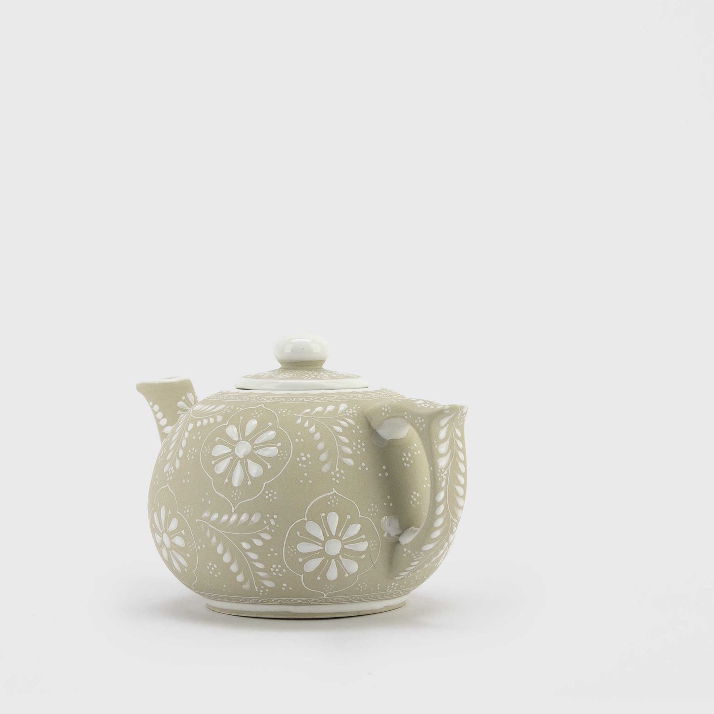 LIMESTONE TEAPOT