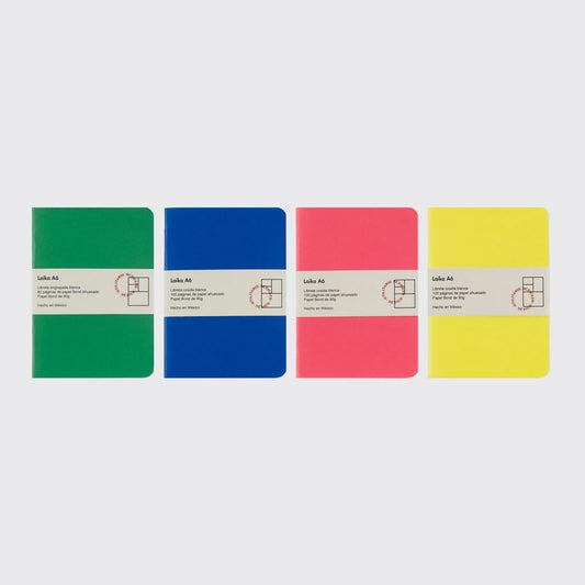 LIBRETA COLORES LAIKA A6