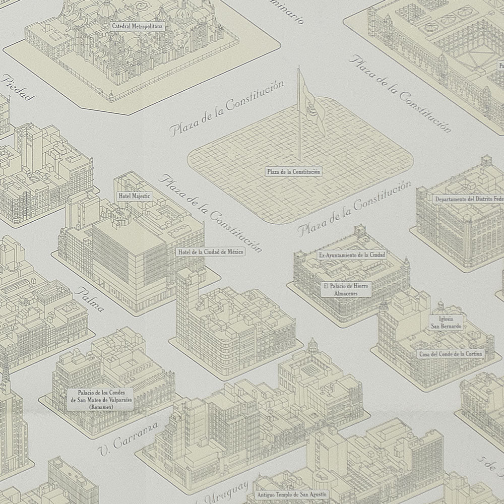 DOWNTOWN ISOMETRIC MAP