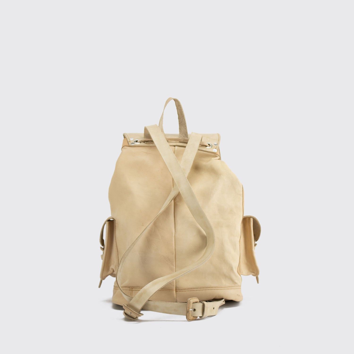 beige leather backpack bag LEATHER BACKPACK – Utilitario Mexicano