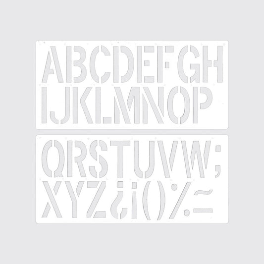 STENCIL / ALPHABET DOUBLE