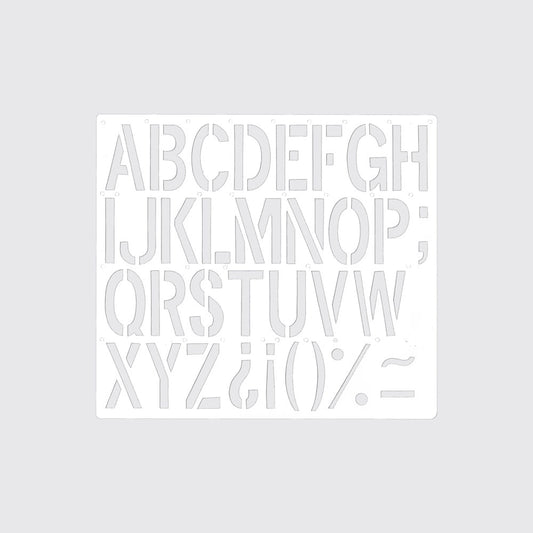 STENCIL / ALPHABET MEDIUM