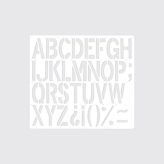STENCIL / ALPHABET MEDIUM